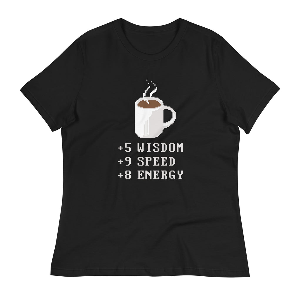 Coffee Plus To Stats Women's Signature Tee