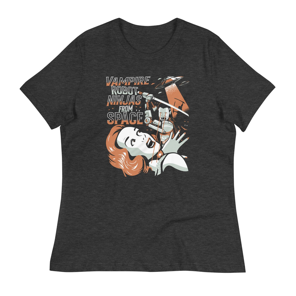 Vampire Robot Ninja From Space Women's Signature Tee