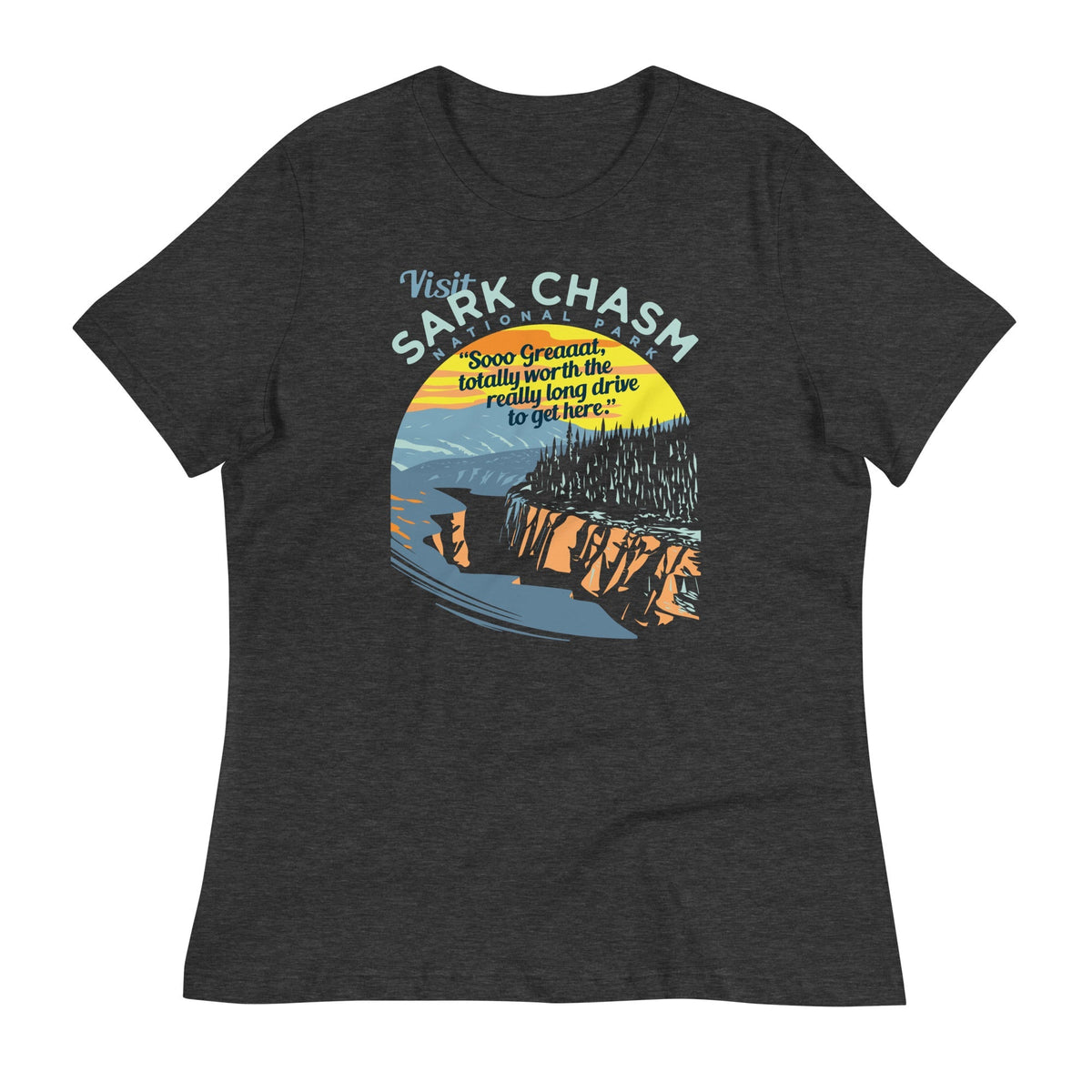 Visit Sark Chasm Women's Signature Tee