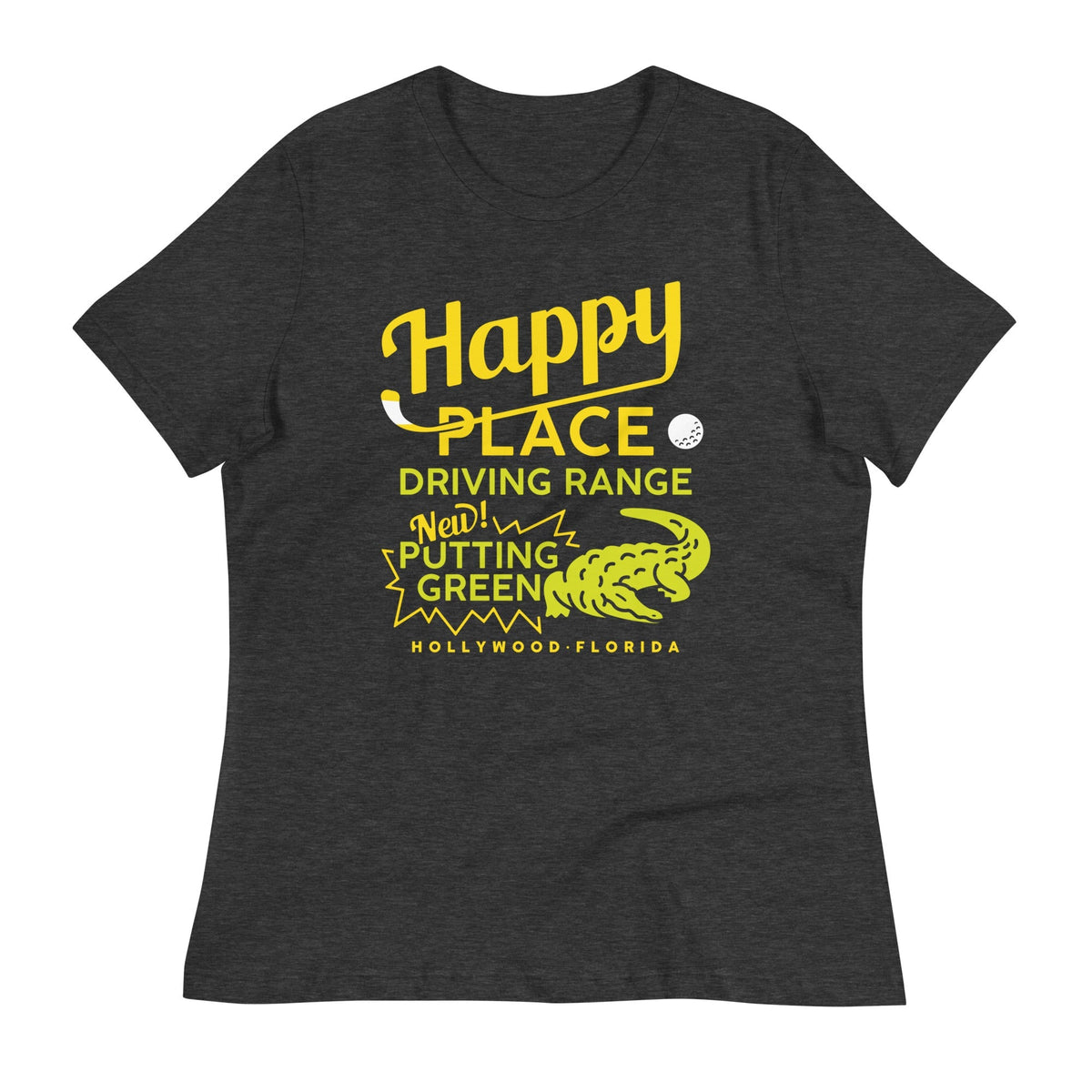 Happy Place Driving Range Women's Signature Tee