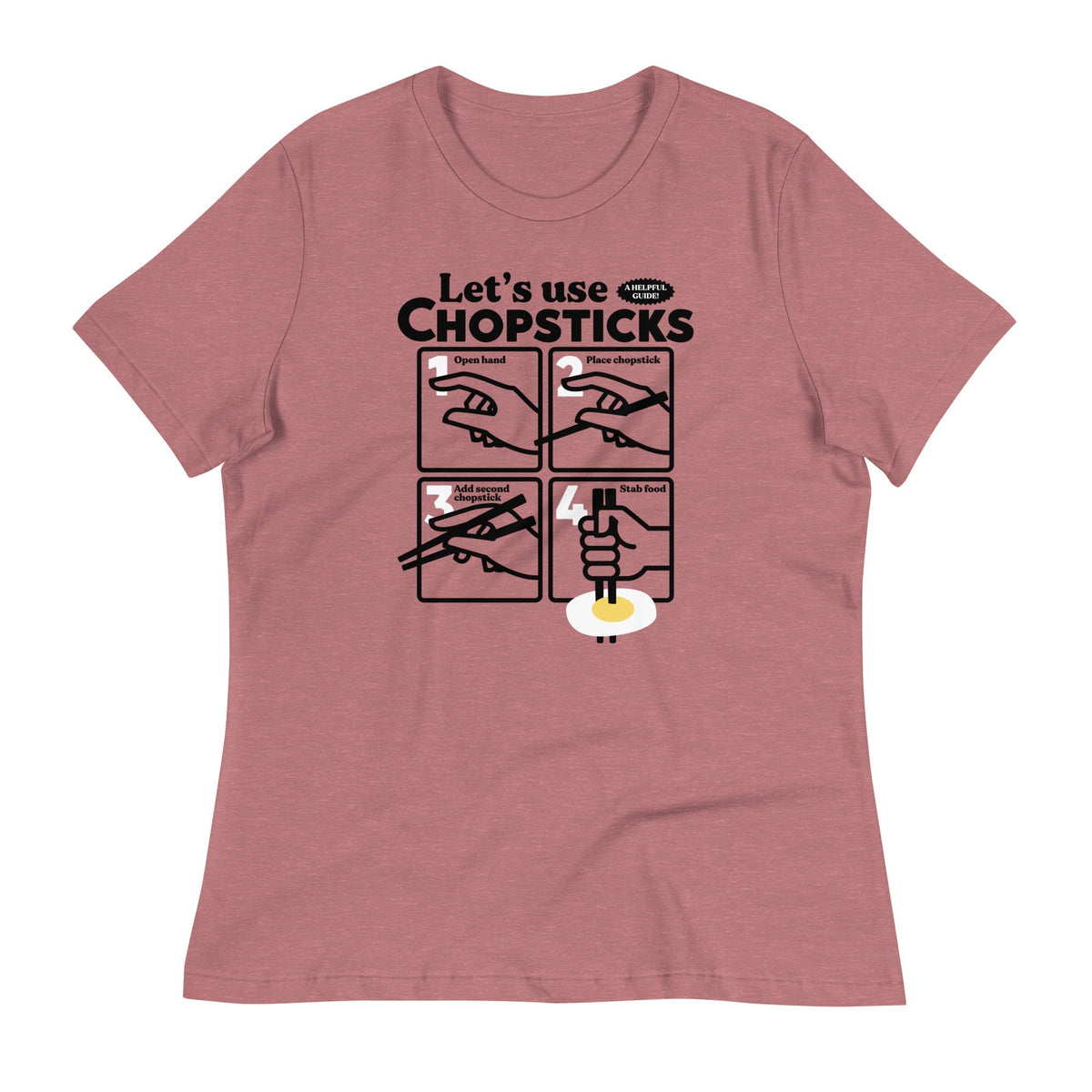 Let's Use Chopsticks Women's Signature Tee