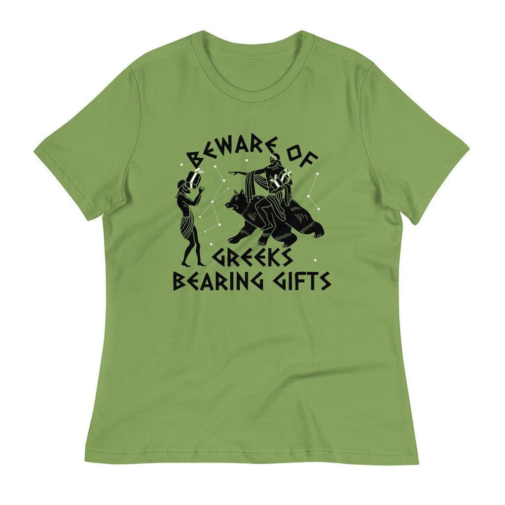 Beware Of Greeks Bearing Gifts Women's Signature Tee