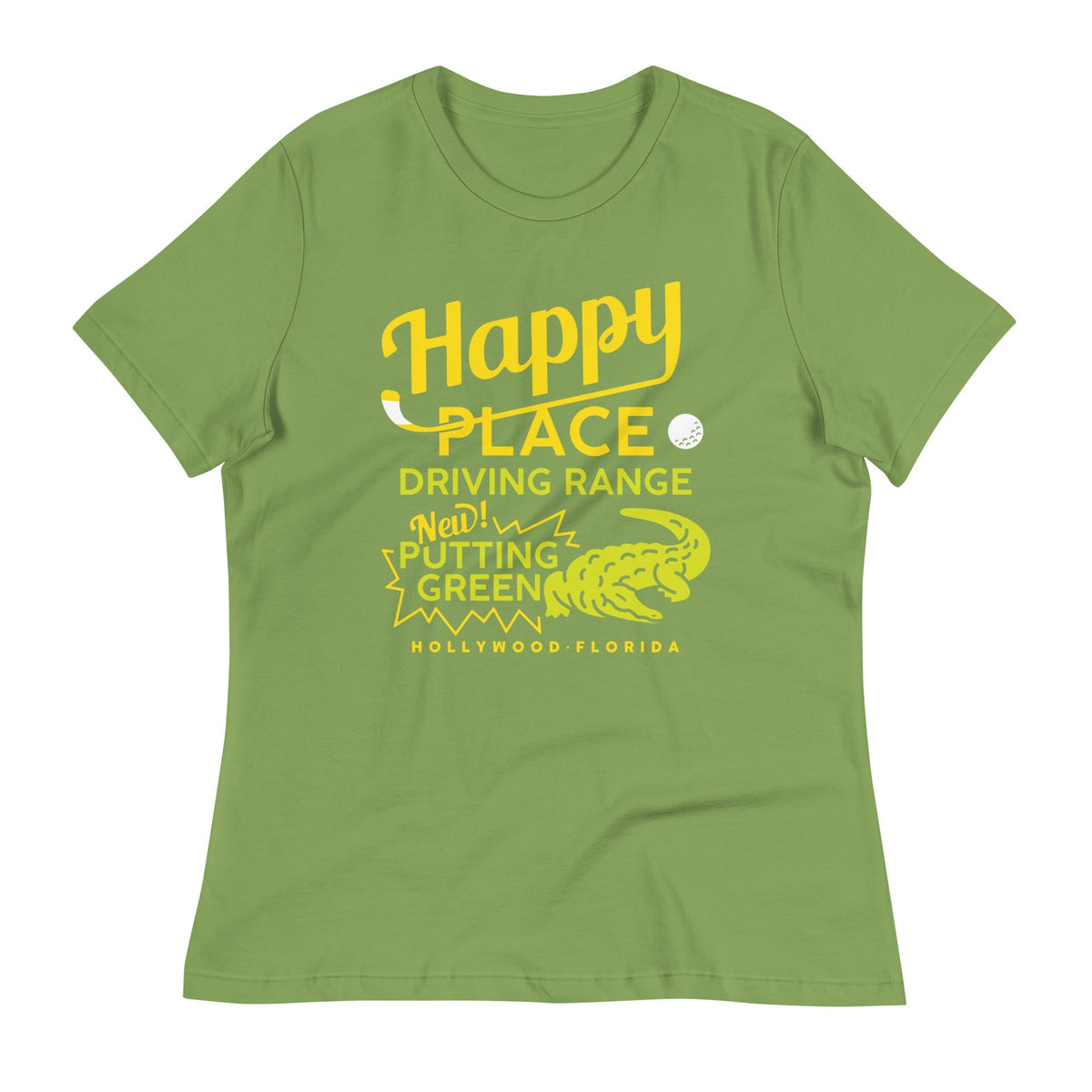 Happy Place Driving Range Women's Signature Tee