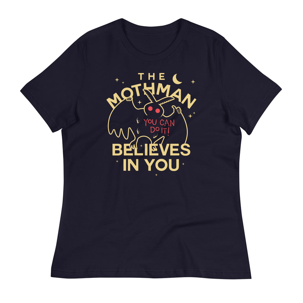The Mothman Believes In You Women's Signature Tee