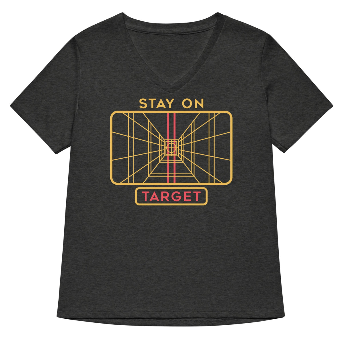 Stay On Target Women's V-Neck Tee