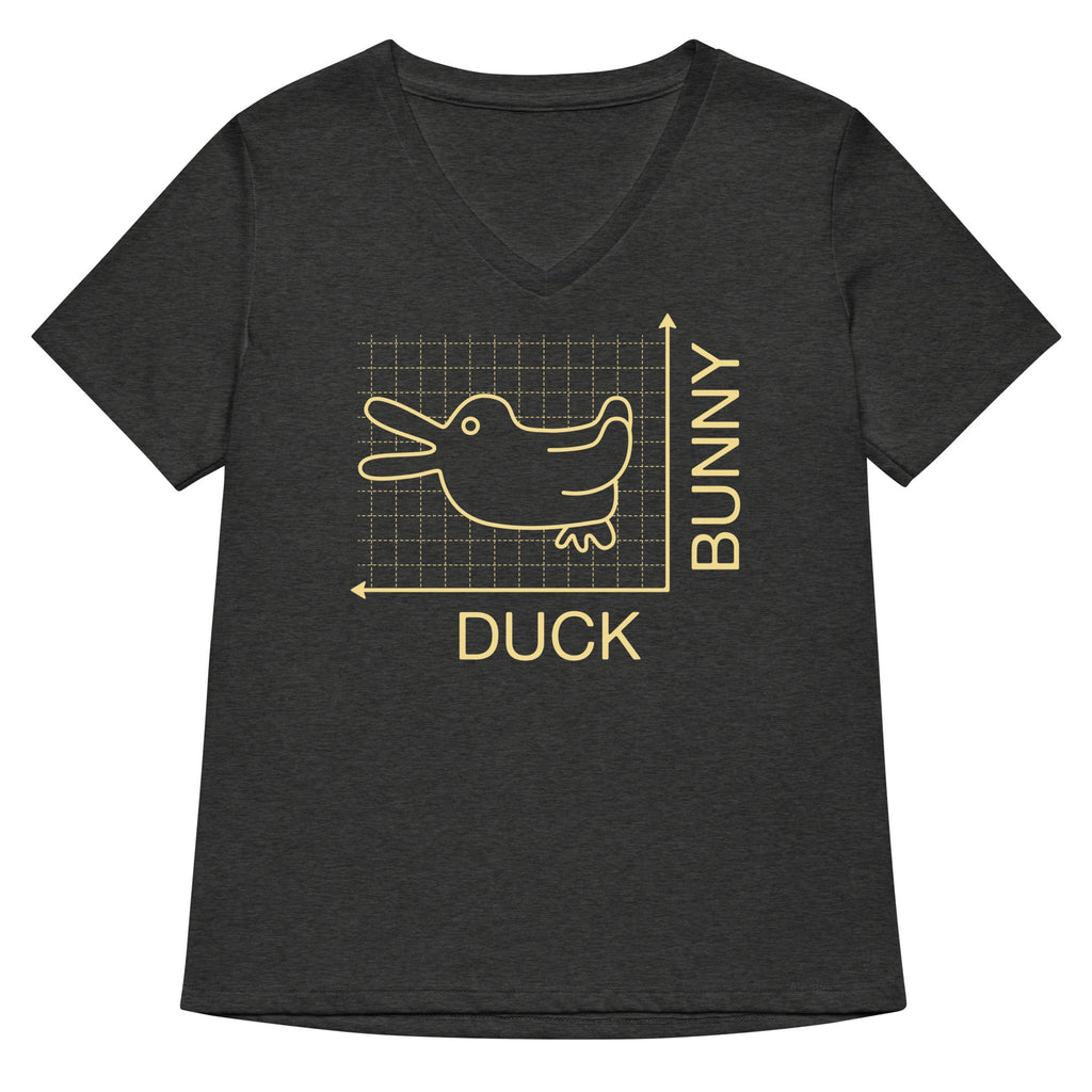 Duck Or Bunny Women's V-Neck Tee