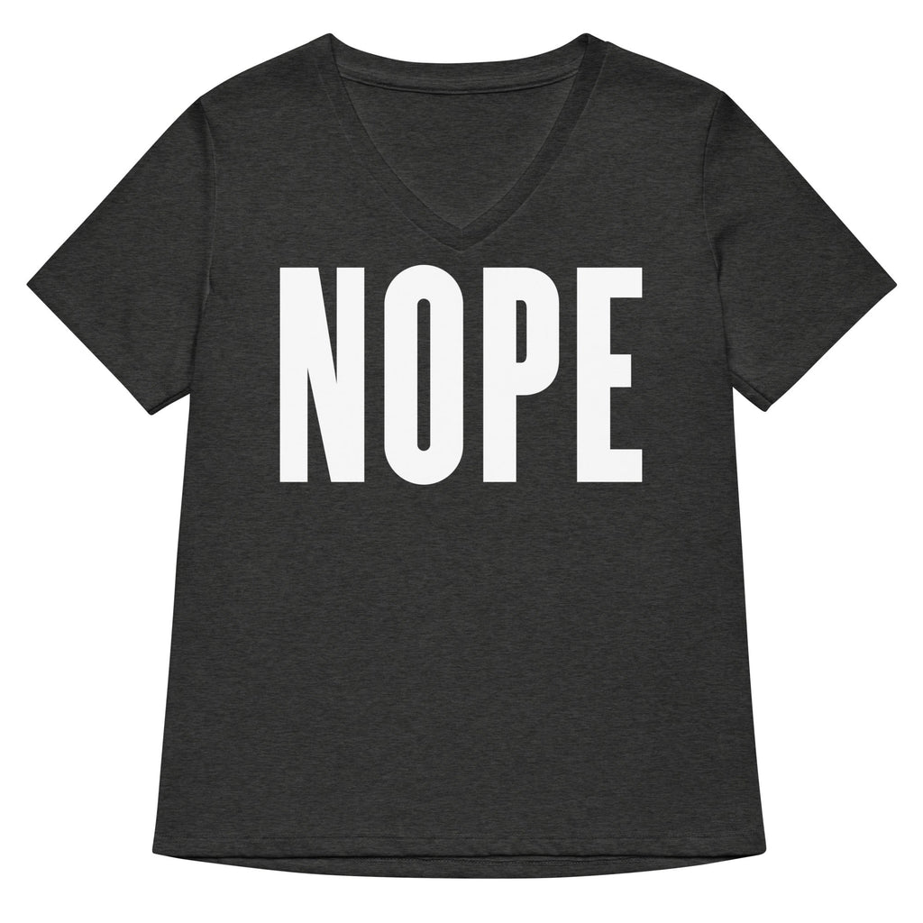 Nope Women's V-Neck Tee