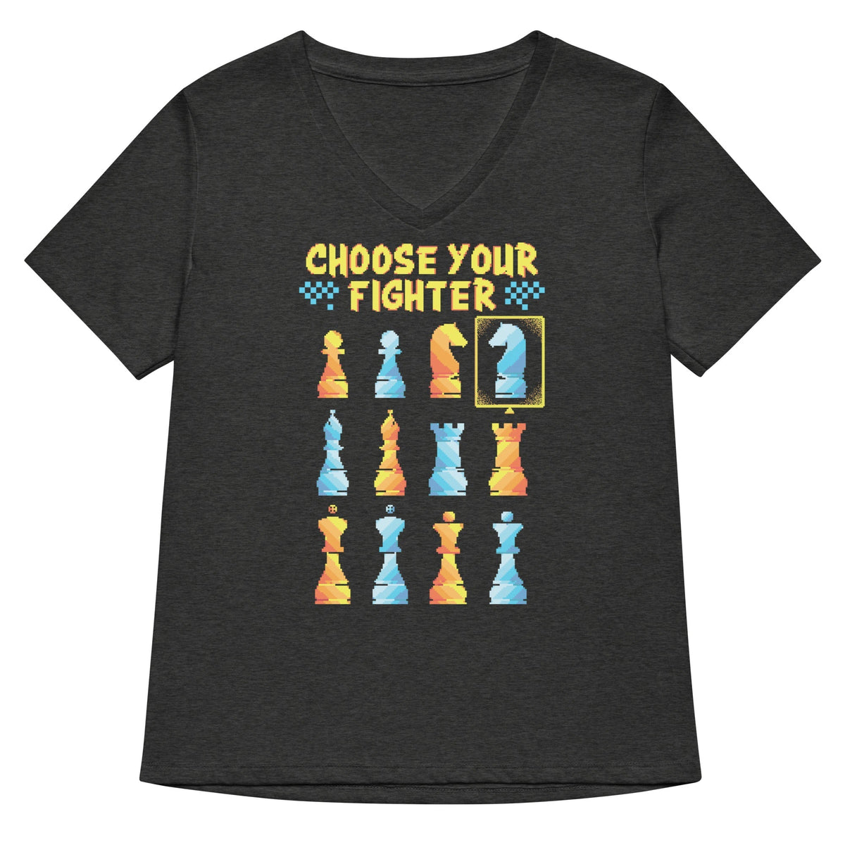 Choose Your Fighter Women's V-Neck Tee