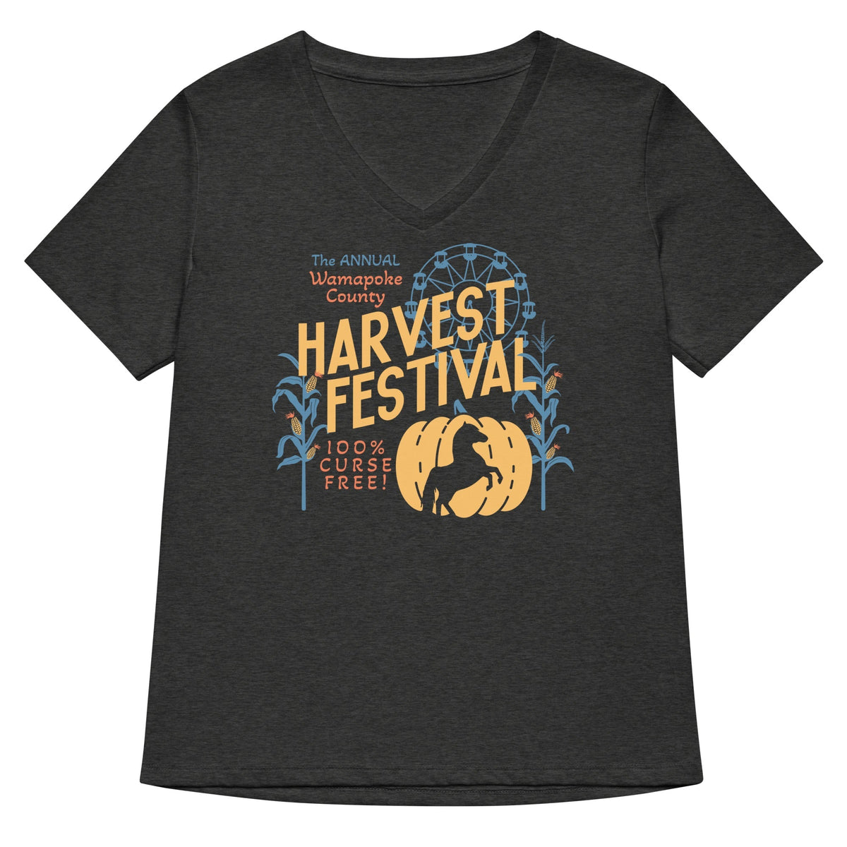 Wamapoke County Harvest Festival Women's V-Neck Tee