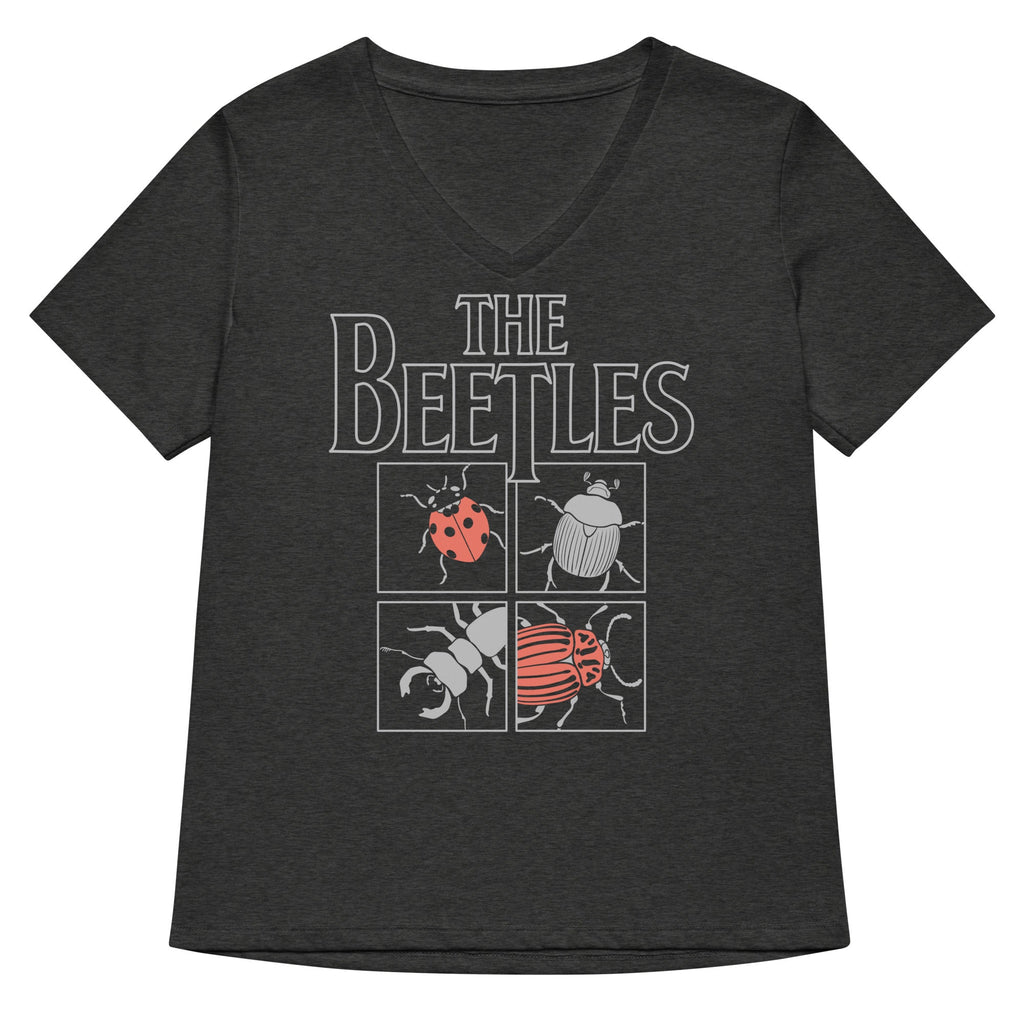 The Beetles Women's V-Neck Tee