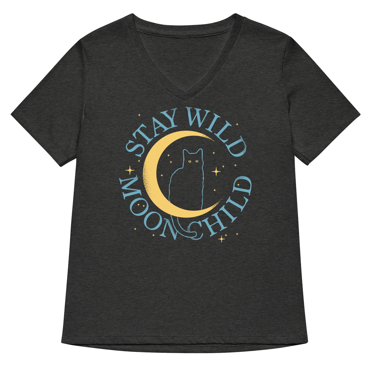 Stay Wild Moon Child Women's V-Neck Tee