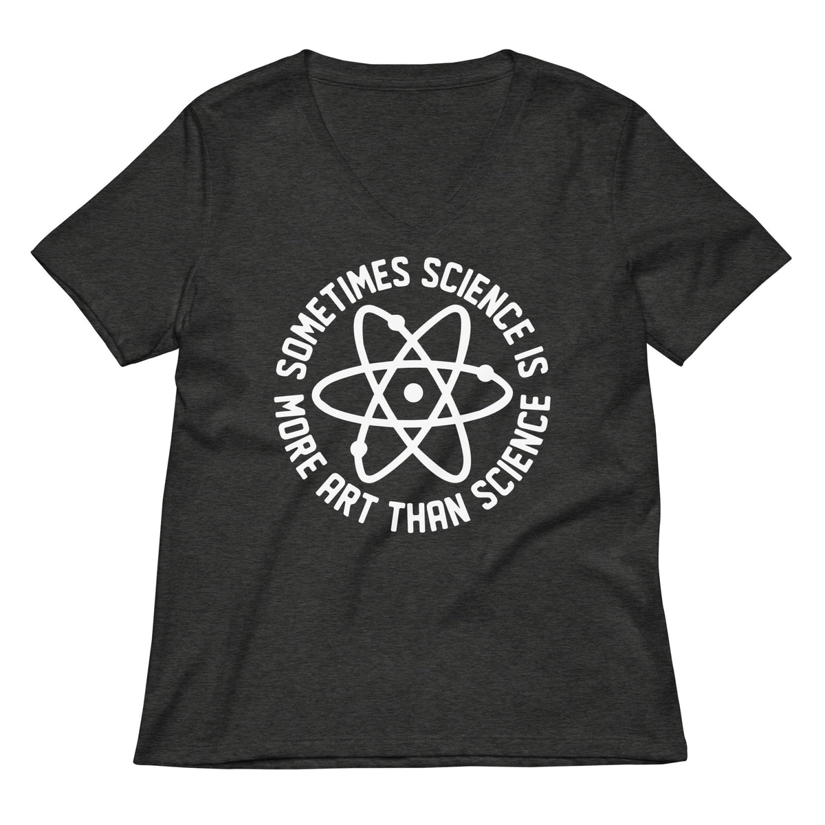 More Art Than Science Women's V-Neck Tee