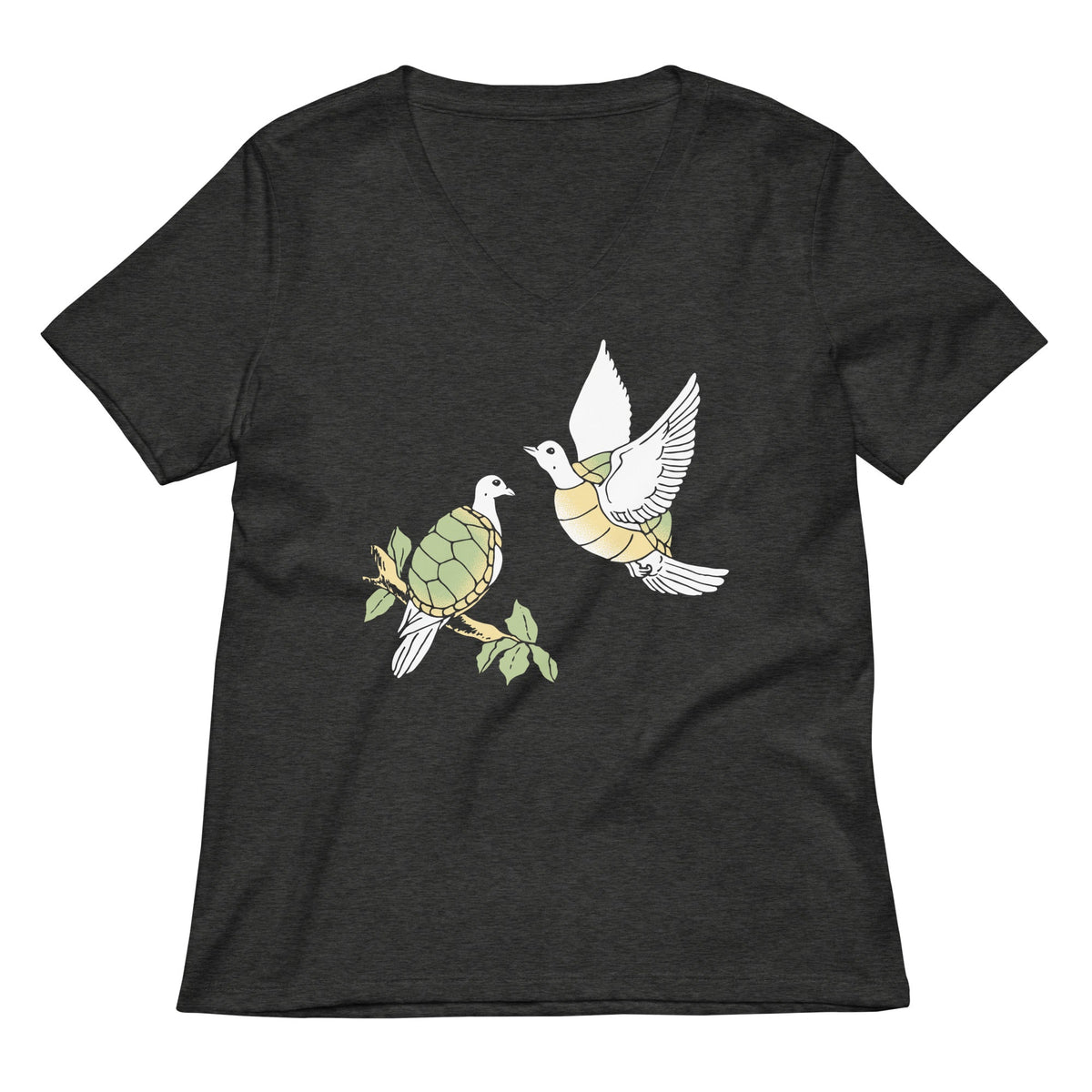 Two Turtle Doves Women's V-Neck Tee