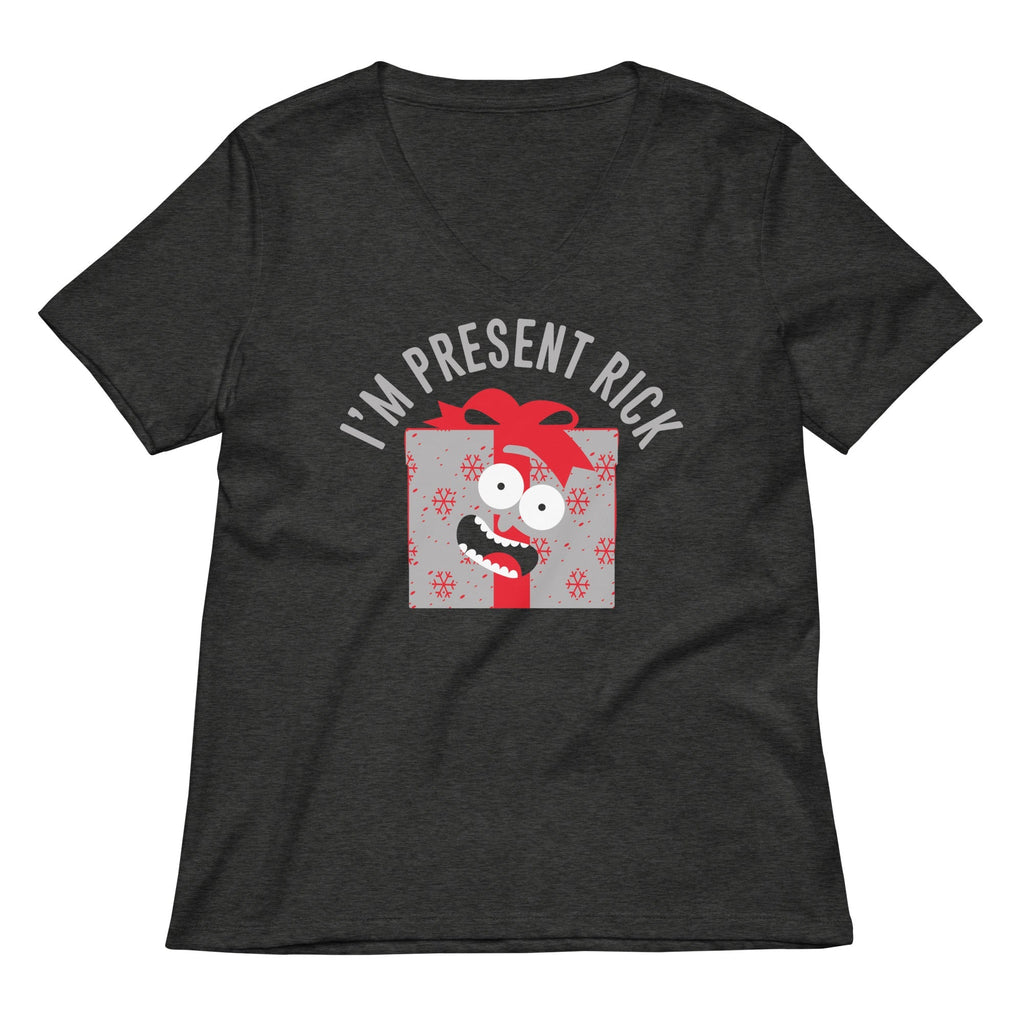I'm Present Rick Women's V-Neck Tee