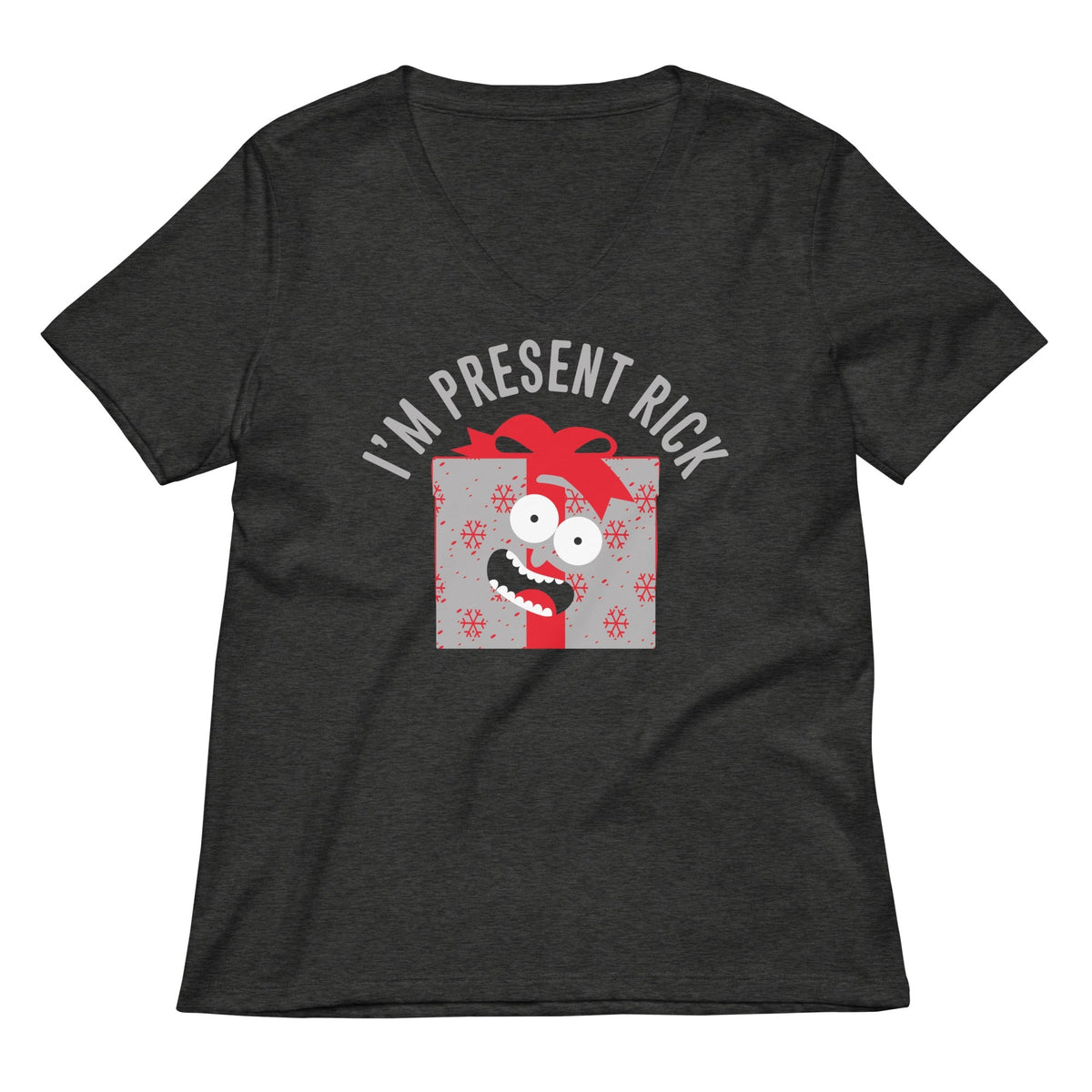 I'm Present Rick Women's V-Neck Tee