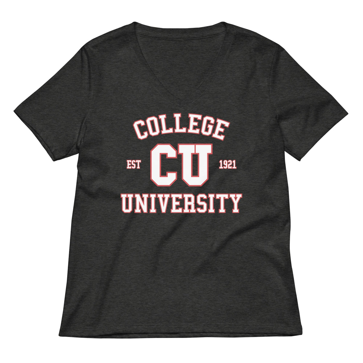 College University Women's V-Neck Tee