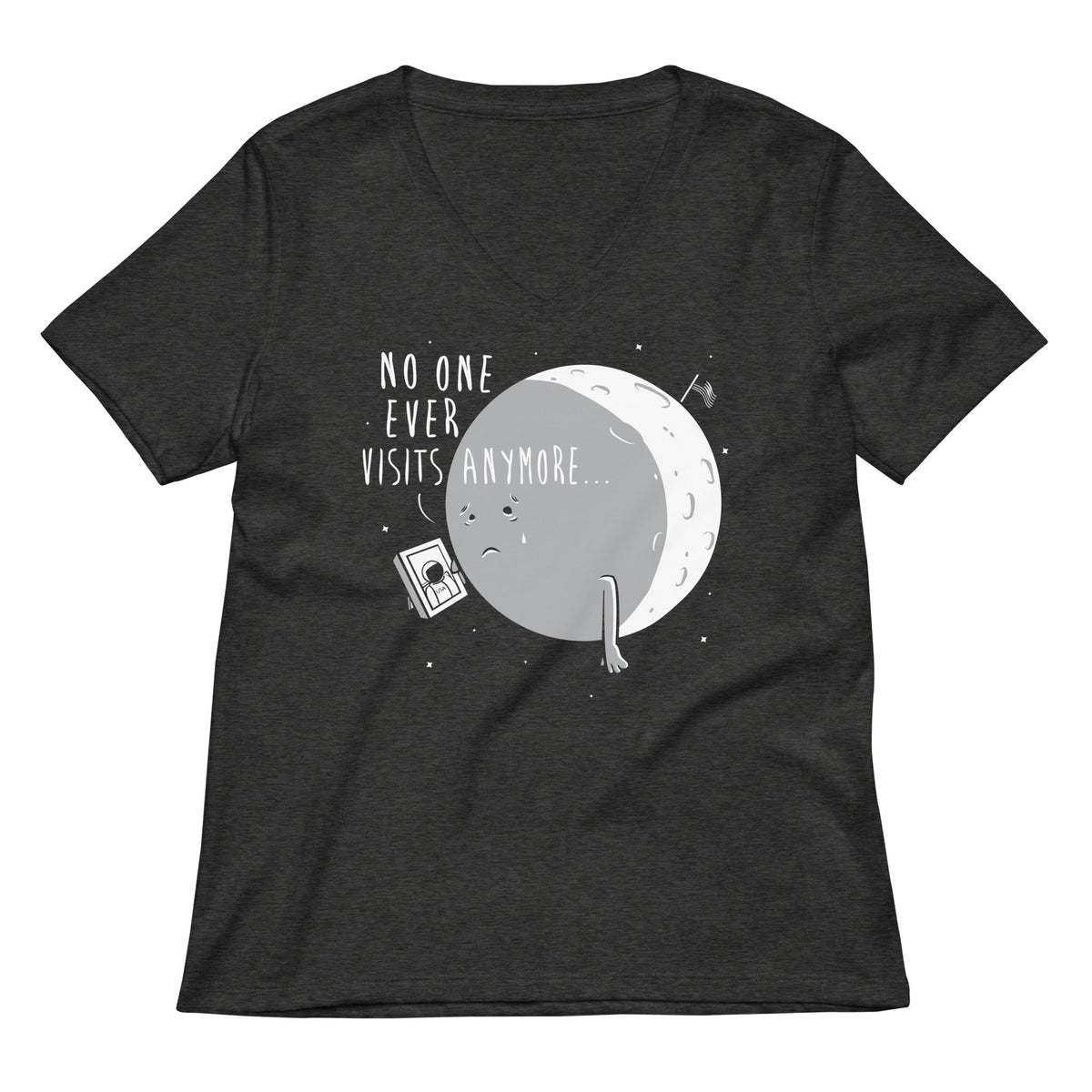 No One Ever Visits Anymore Women's V-Neck Tee