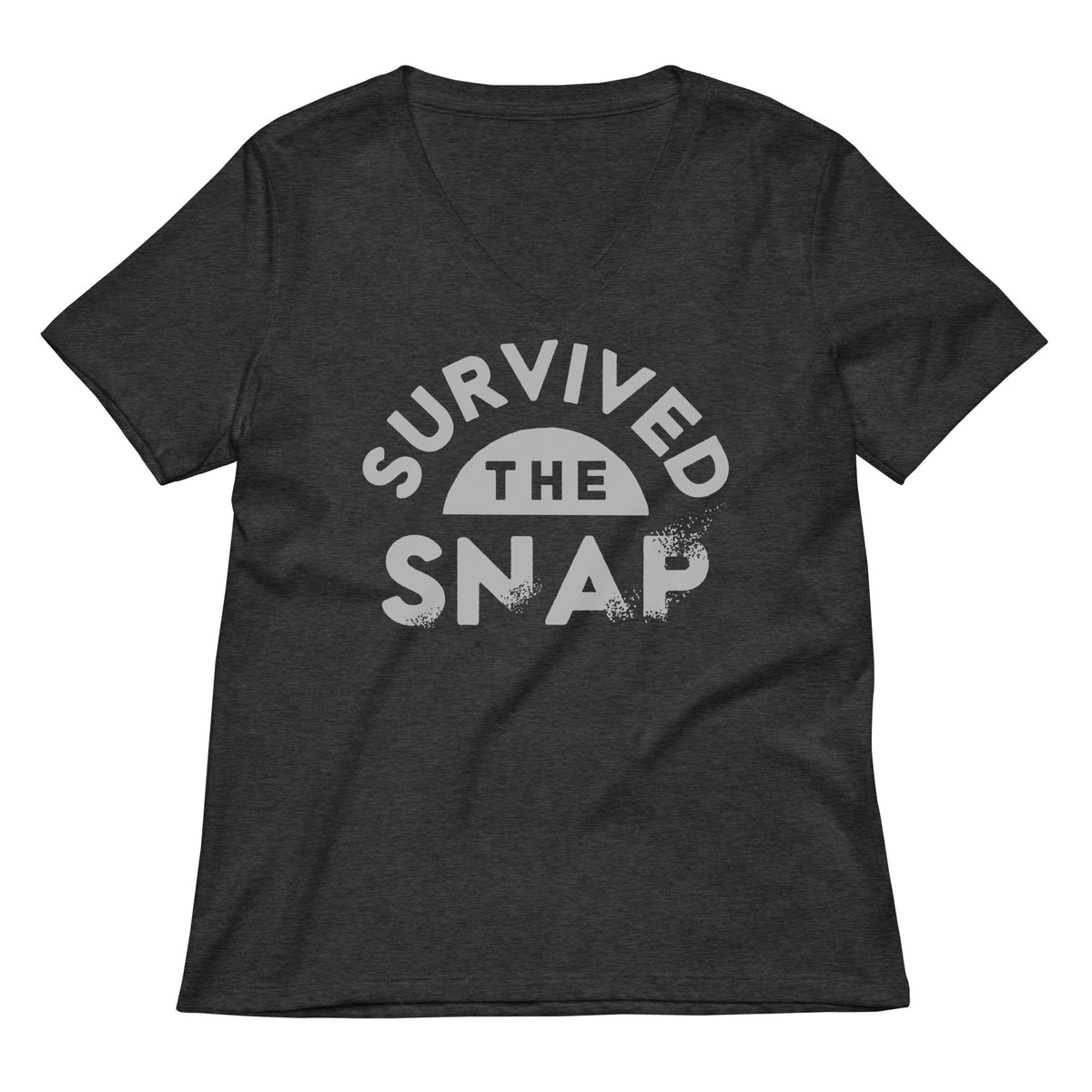 Survived The Snap Women's V-Neck Tee