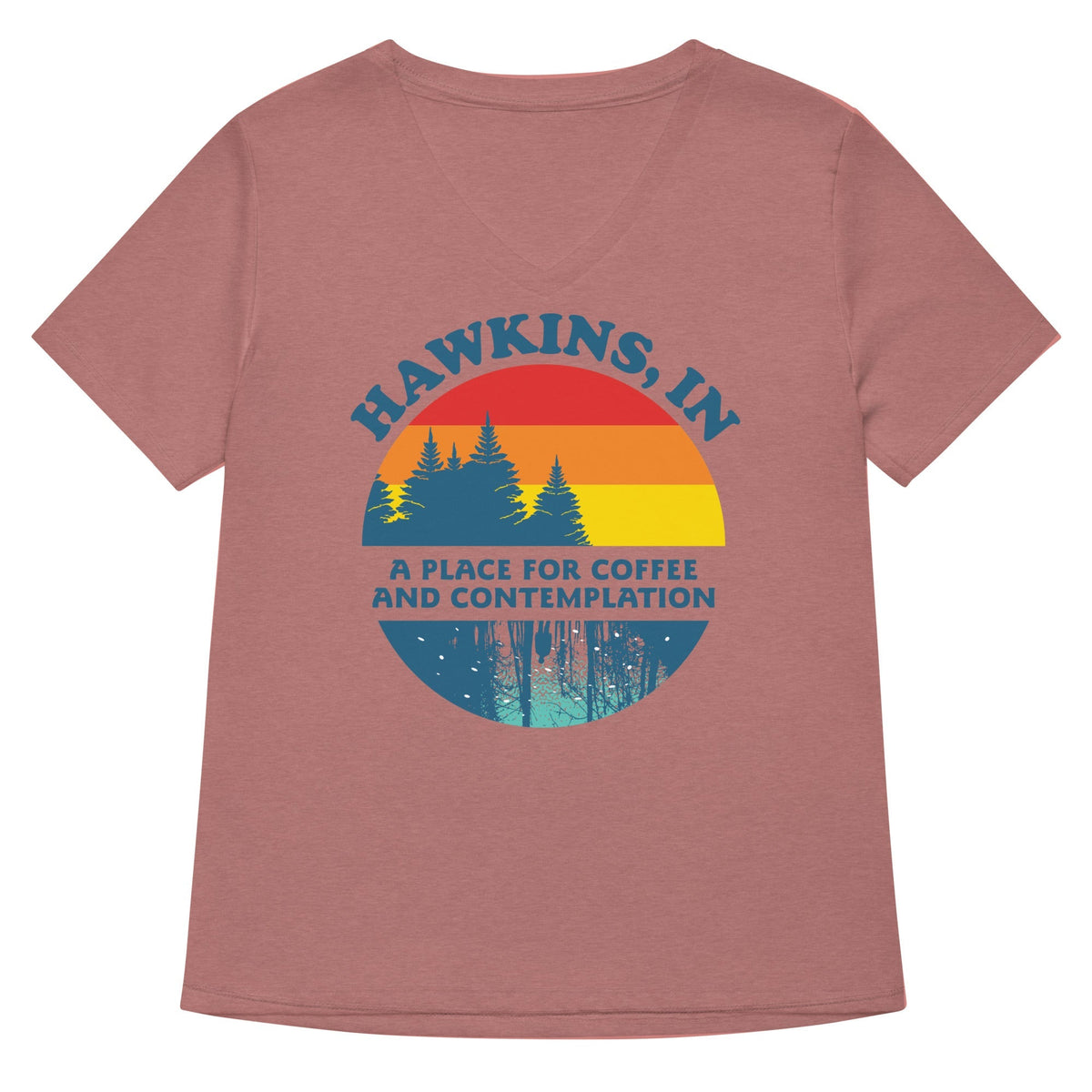 Hawkins Retro Women's V-Neck Tee