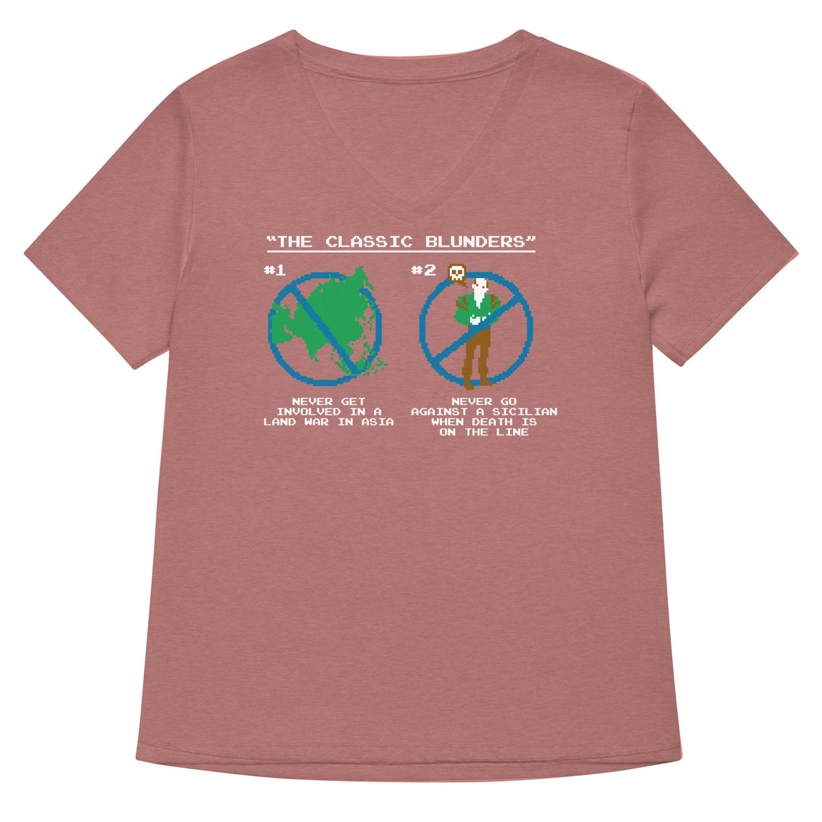 The Classic Blunders Women's V-Neck Tee
