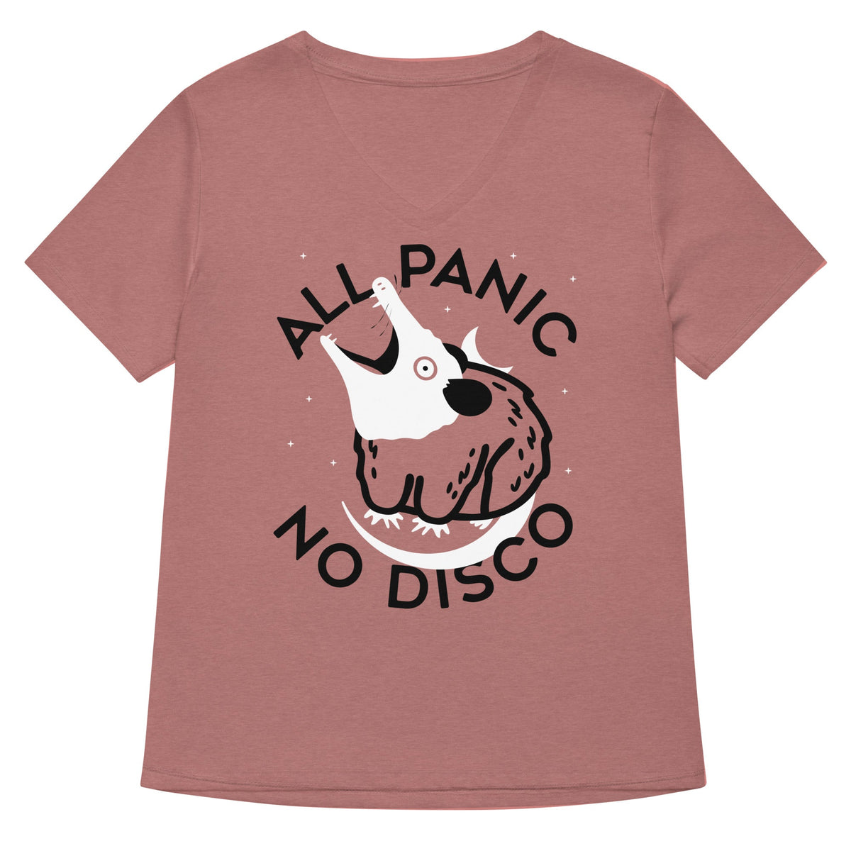 All Panic No Disco Women's V-Neck Tee