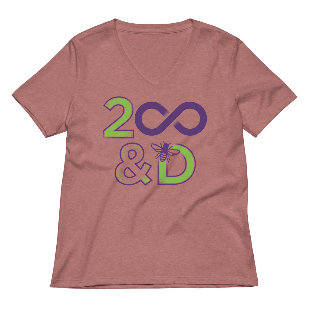 2 Infinity And B On D Women's V-Neck Tee