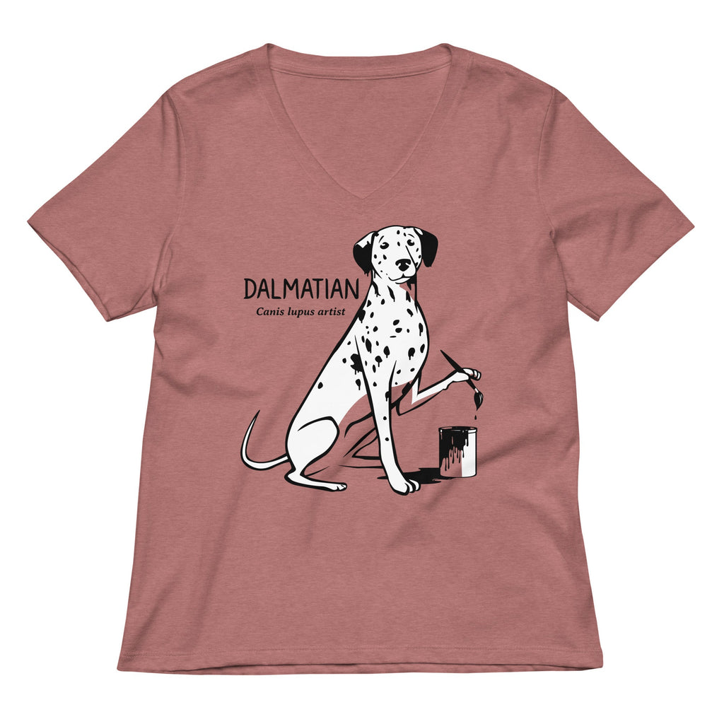 How Dalmatians Are Made Women's V-Neck Tee