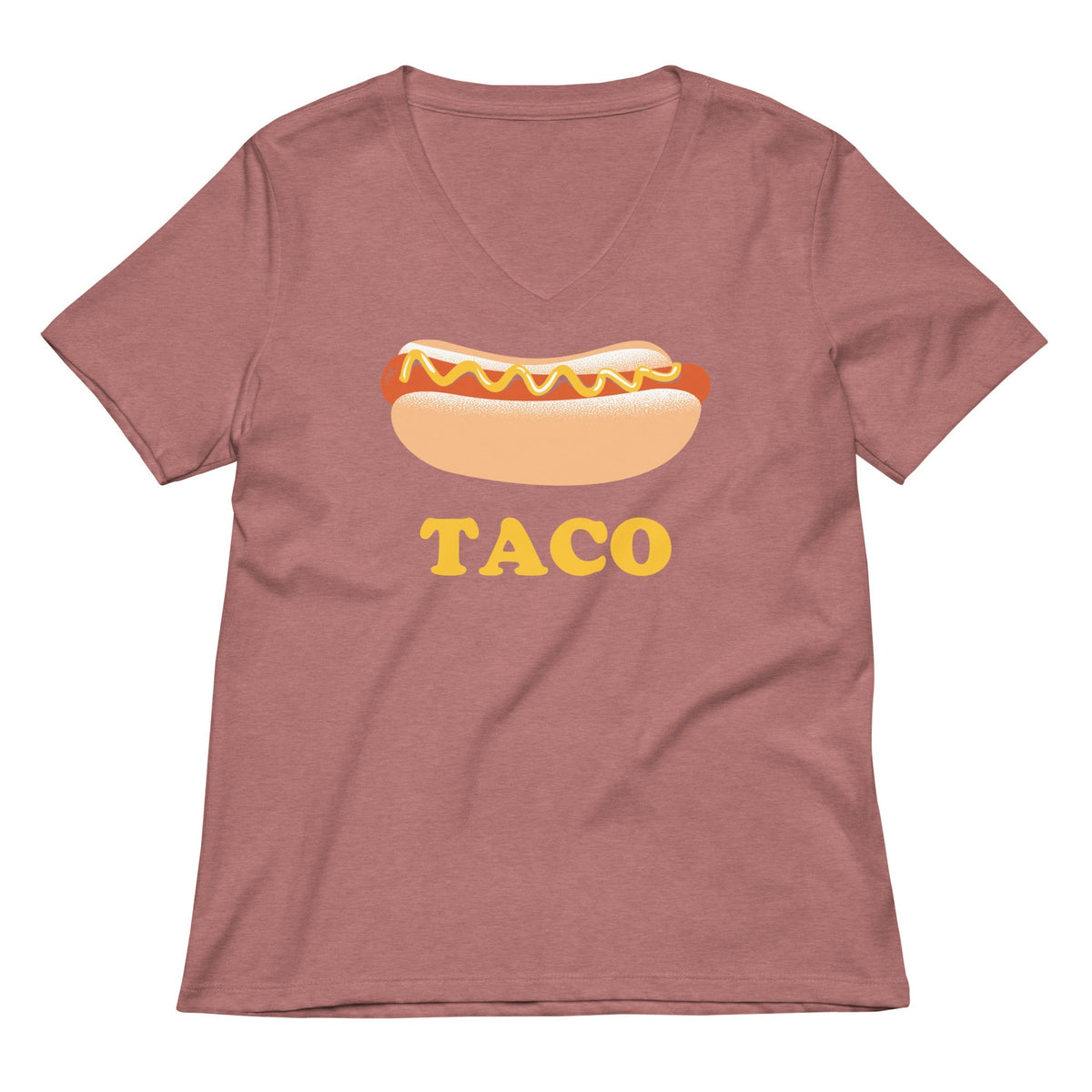 Hotdog Taco Women's V-Neck Tee