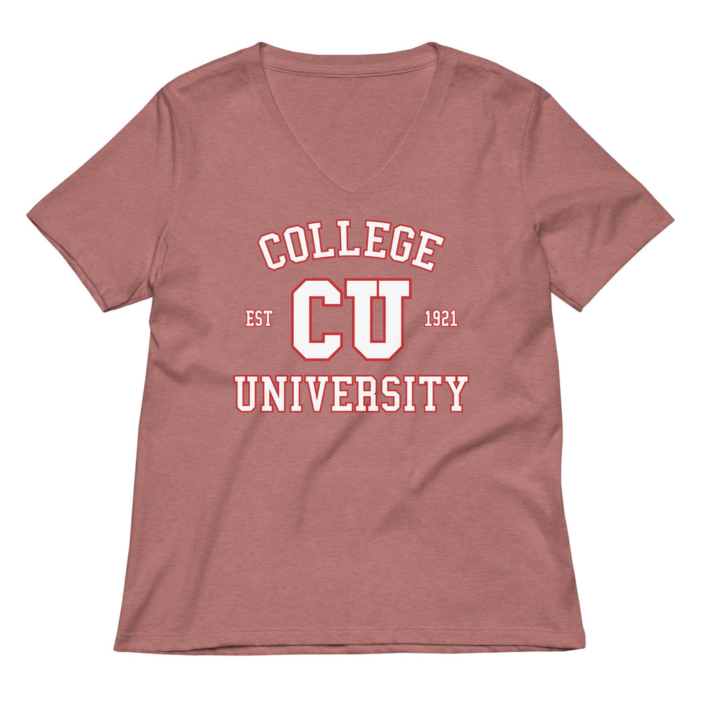 College University Women's V-Neck Tee