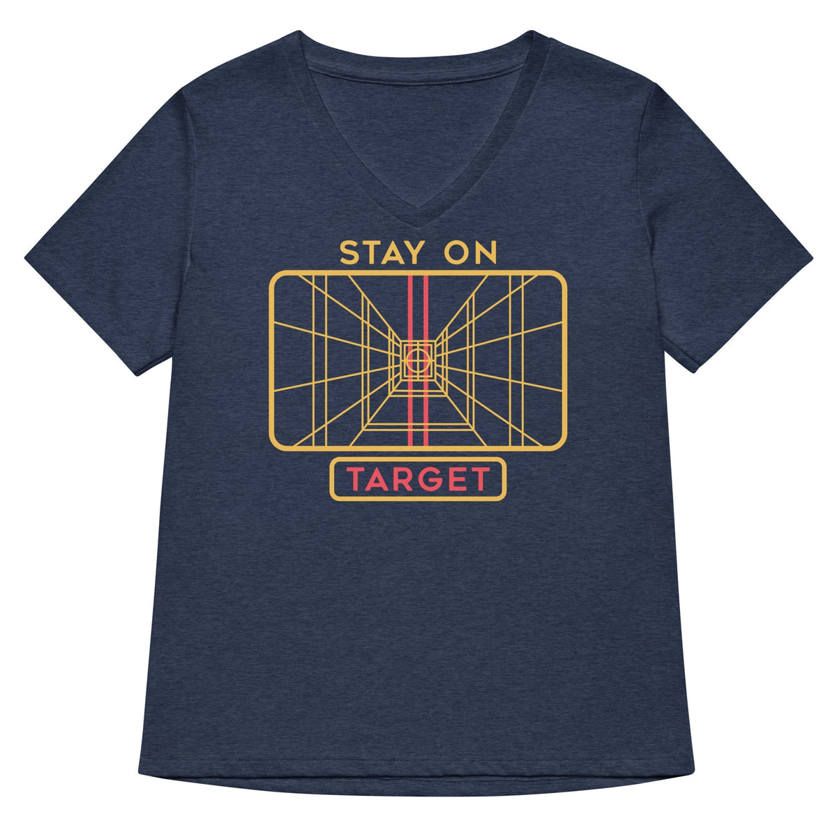 Stay On Target Women's V-Neck Tee