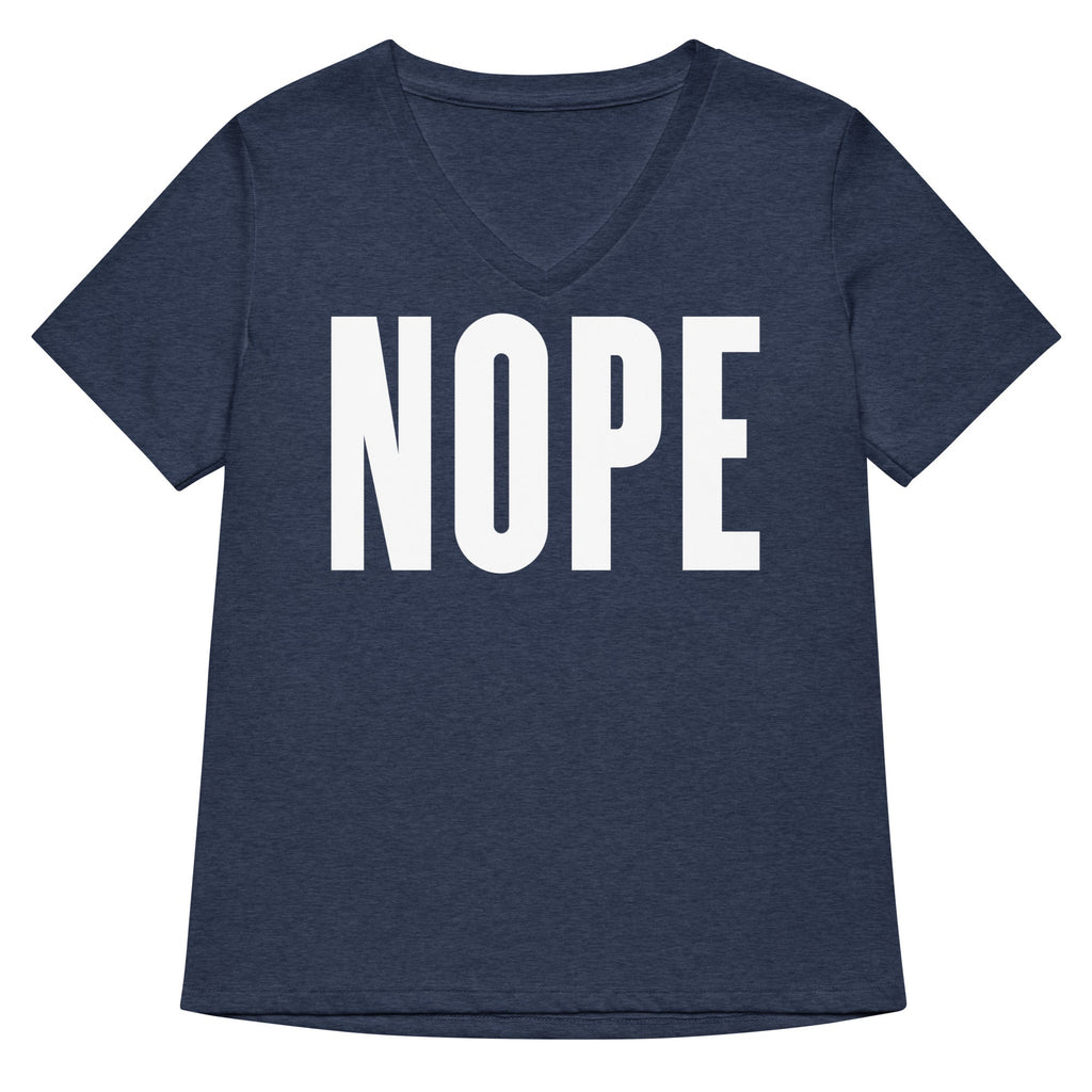 Nope Women's V-Neck Tee