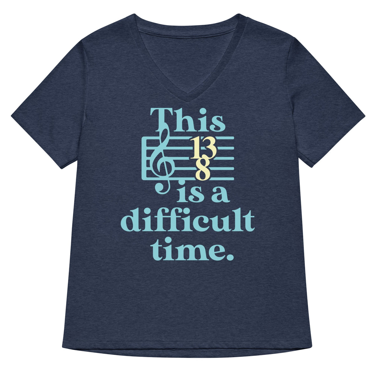 This Is A Difficult Time Women's V-Neck Tee