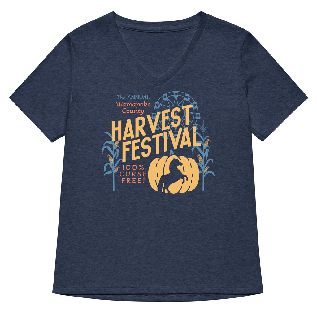 Wamapoke County Harvest Festival Women's V-Neck Tee