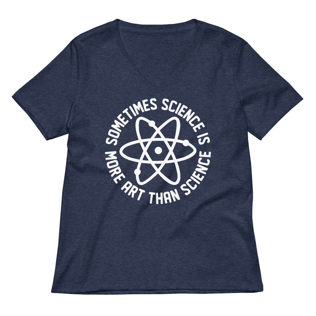 More Art Than Science Women's V-Neck Tee