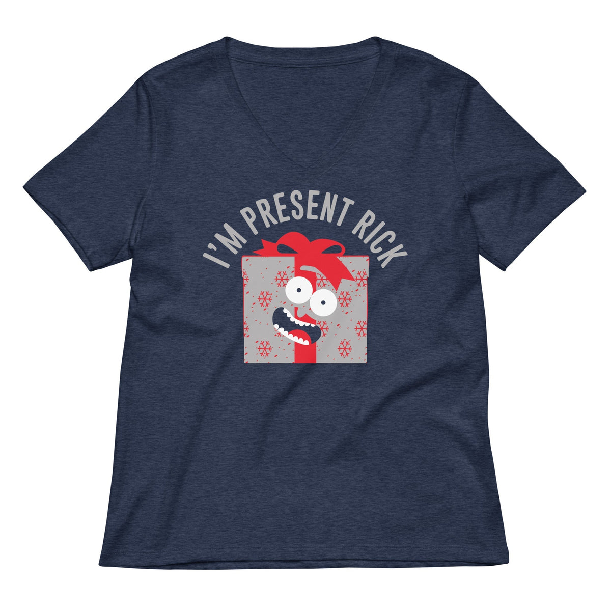 I'm Present Rick Women's V-Neck Tee