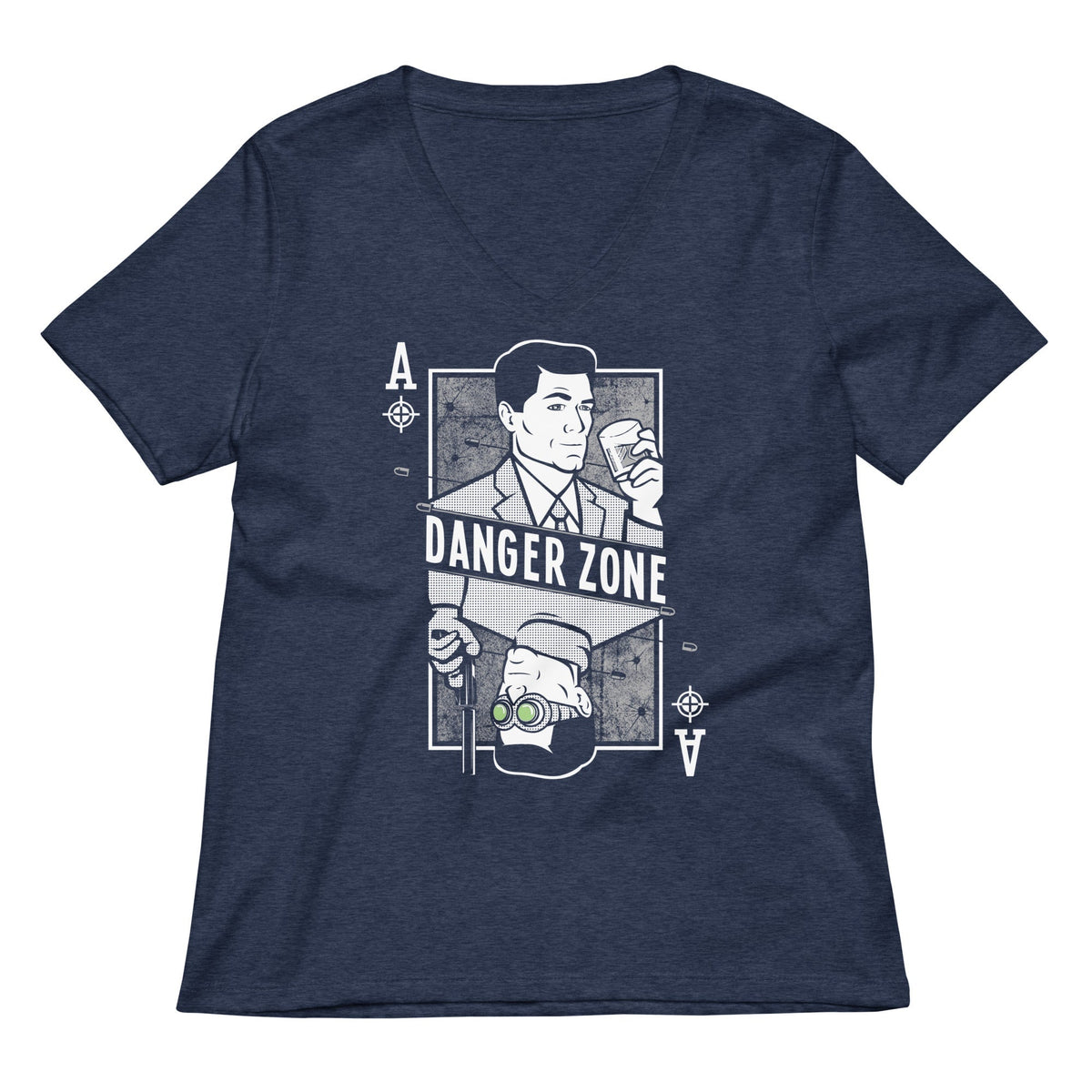 Danger Zone Women's V-Neck Tee