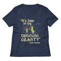 It's Time To Try Defining Gravity Women's V-Neck Tee