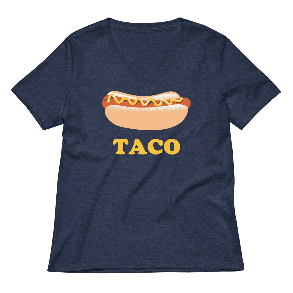 Hotdog Taco Women's V-Neck Tee