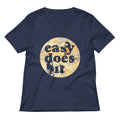 Easy Does It Women's V-Neck Tee