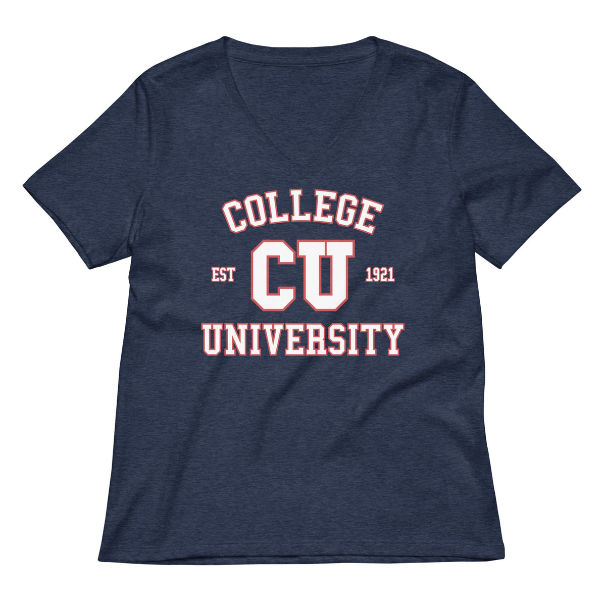 College University Women's V-Neck Tee