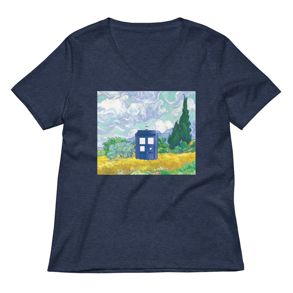 Visiting Van Gogh Women's V-Neck Tee