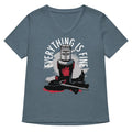 Everything Is Fine Women's V-Neck Tee