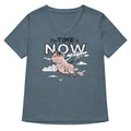 The Time Is Now Women's V-Neck Tee