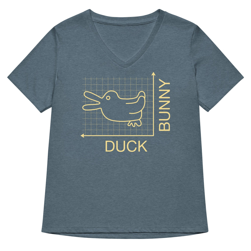 Duck Or Bunny Women's V-Neck Tee