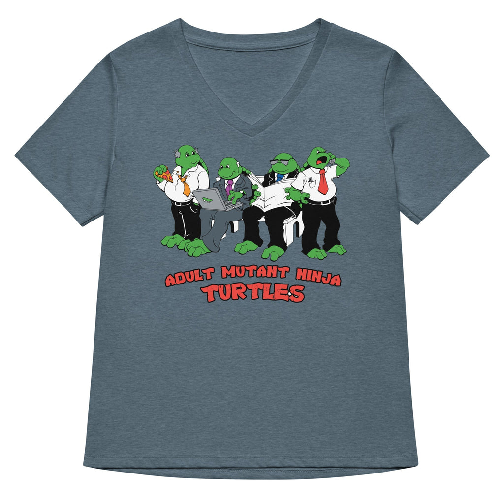 Adult Mutant Ninja Turtles Women's V-Neck Tee