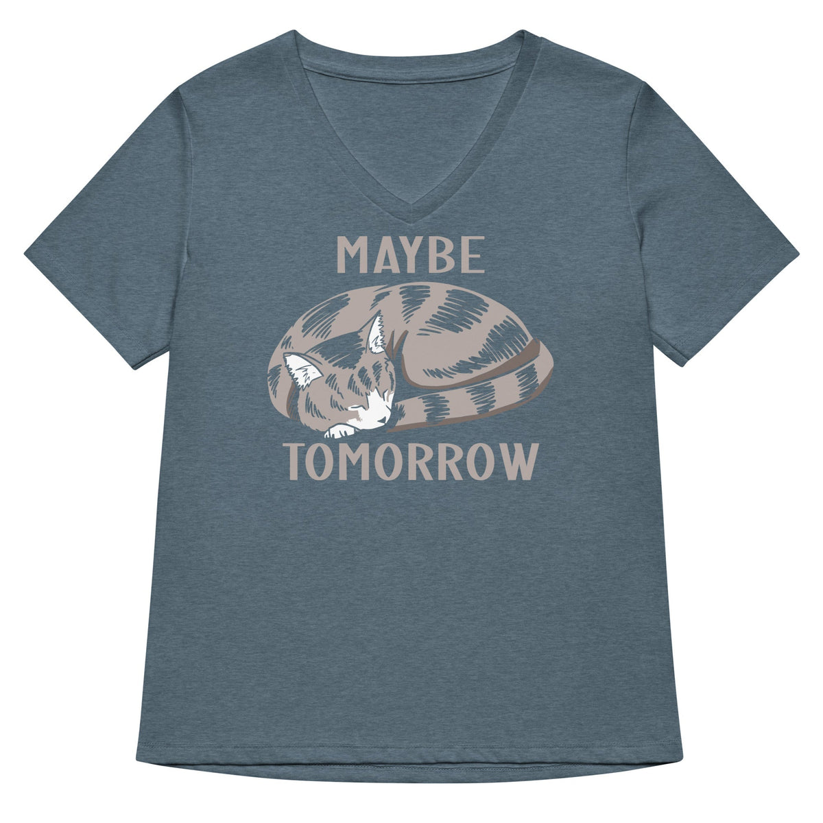 Maybe Tomorrow Women's V-Neck Tee
