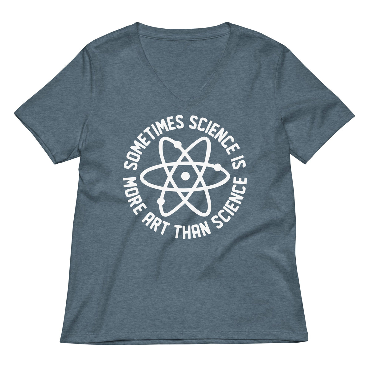 More Art Than Science Women's V-Neck Tee