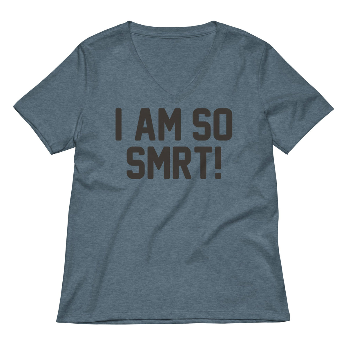 I Am So Smrt Women's V-Neck Tee