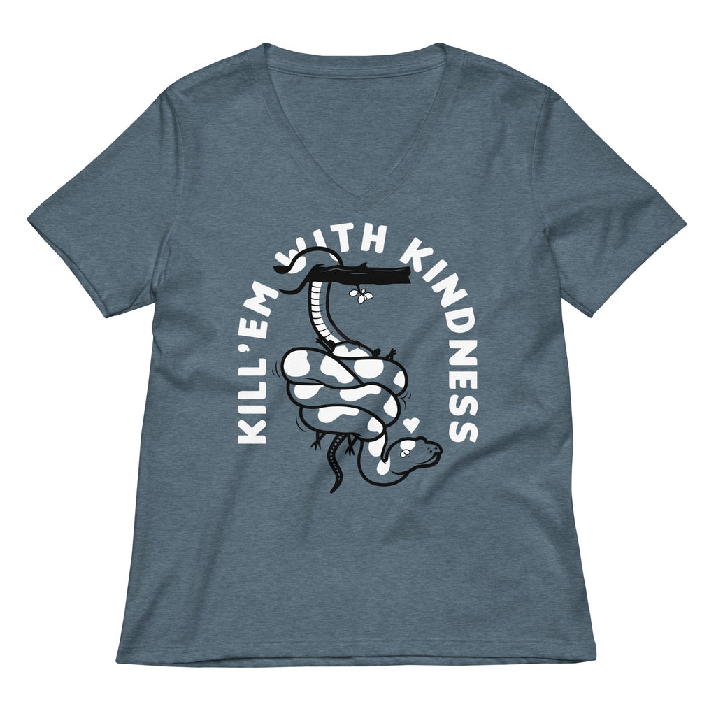 Kill 'em With Kindness Women's V-Neck Tee