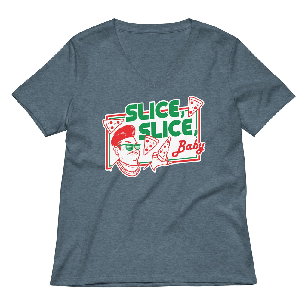 Slice, Slice, Baby Women's V-Neck Tee